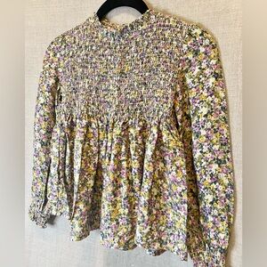 Mayoral Multicolor Floral Blouse